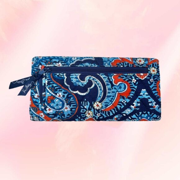 Vera Bradley blue Marrakesh Large Trifold Wallet - Picture 3 of 4